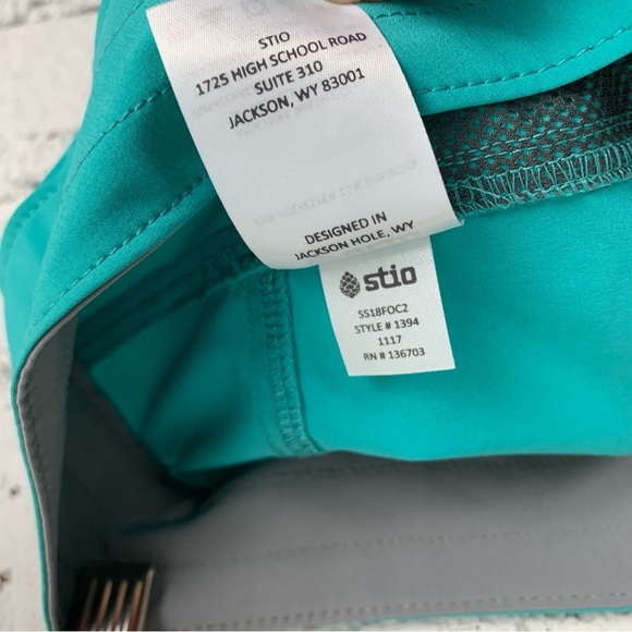 Stio CFS Teal Blue Swim Board Shorts Quick-Dry Athletic Outdoor 10 - Picture 10 of 11